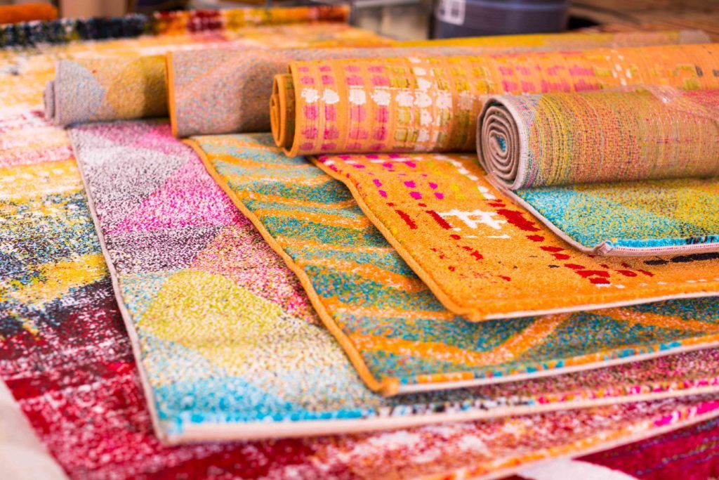 Tapis colorés