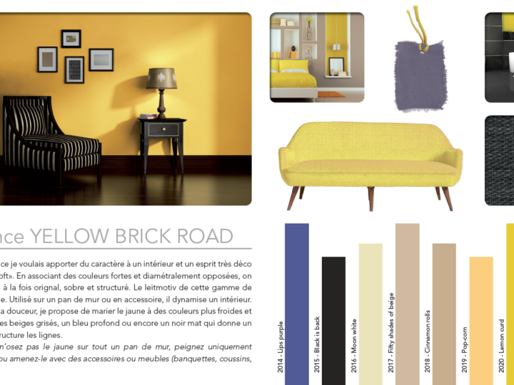 Ambiance Yellow Brick Road par Aurélie Hémar
