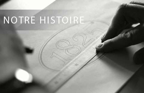 Catégorie Notre Histoire de Peintures 1825. Visuel de la création du logo Peintures 1825.